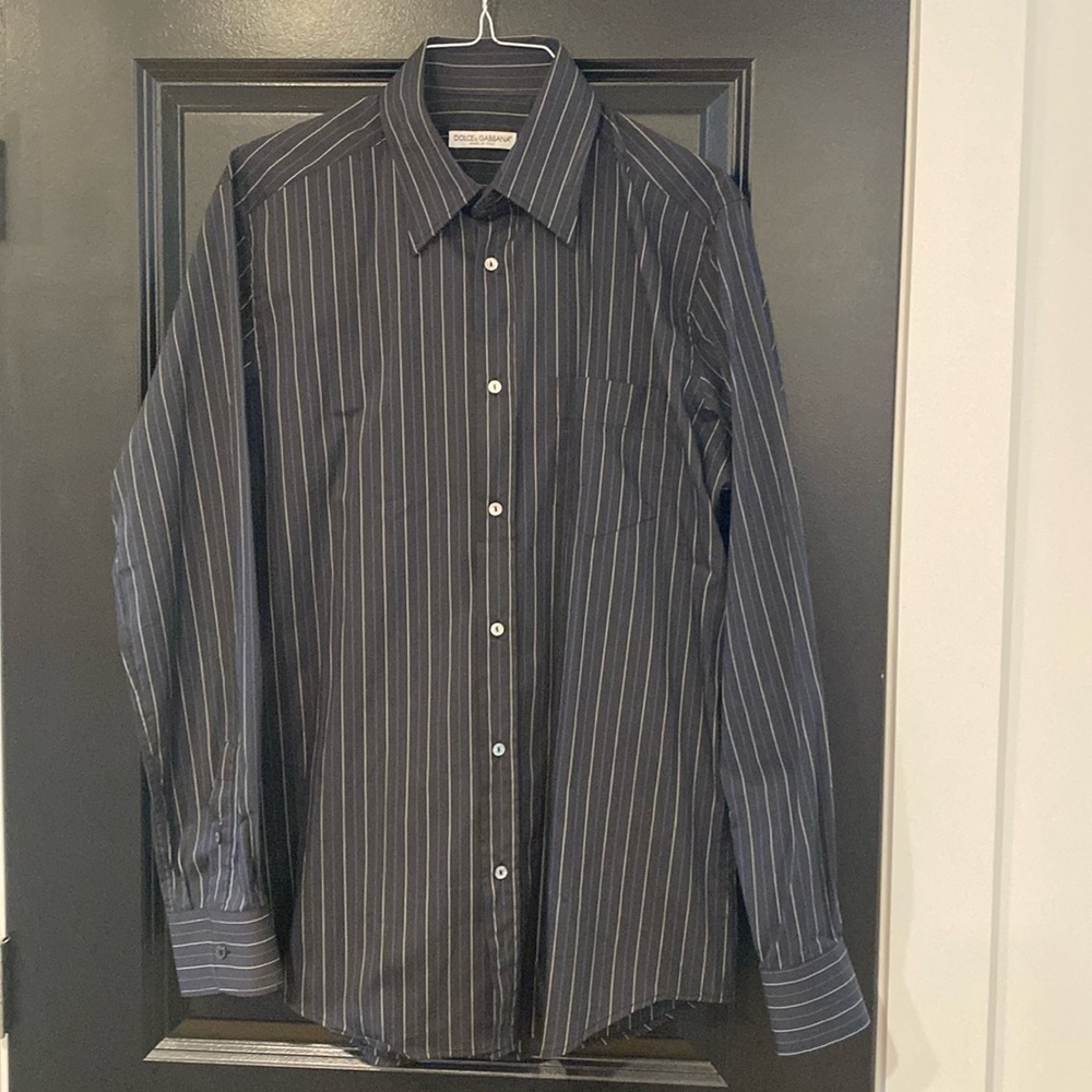 Dolce & Gabbana Pin Stripe Button Down